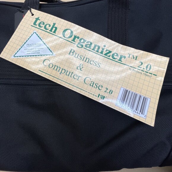 Hit Men’s Black Nylon Tech Organizer 2.0 Shoulder Strap Business & Computer Bag - Picture 6 of 14